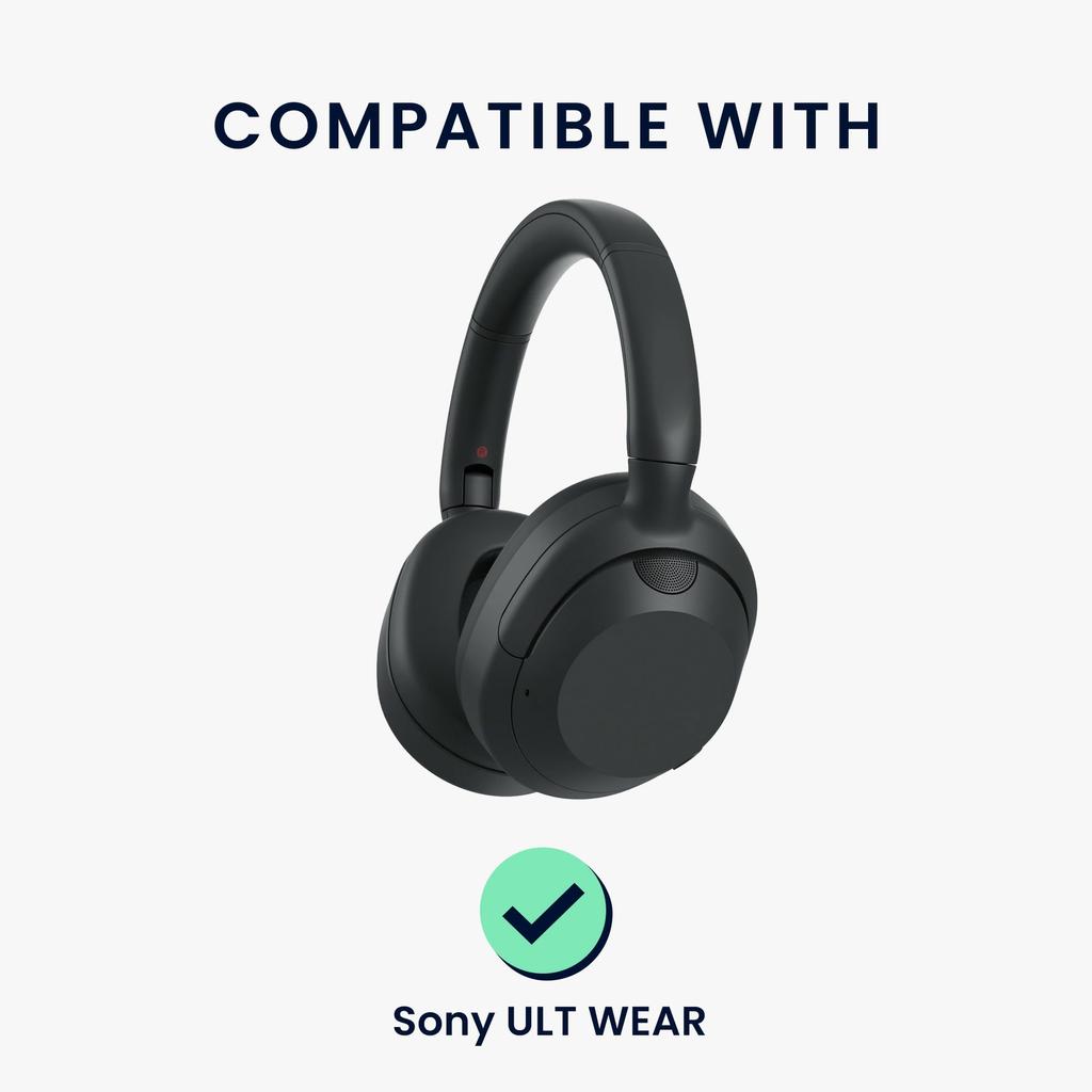 Kwmobile Kopfhörerbezug Kompatibel mit Sony ULT WEAR Kopfbügelbezug Einfach zu installieren Nylon Schwarz -