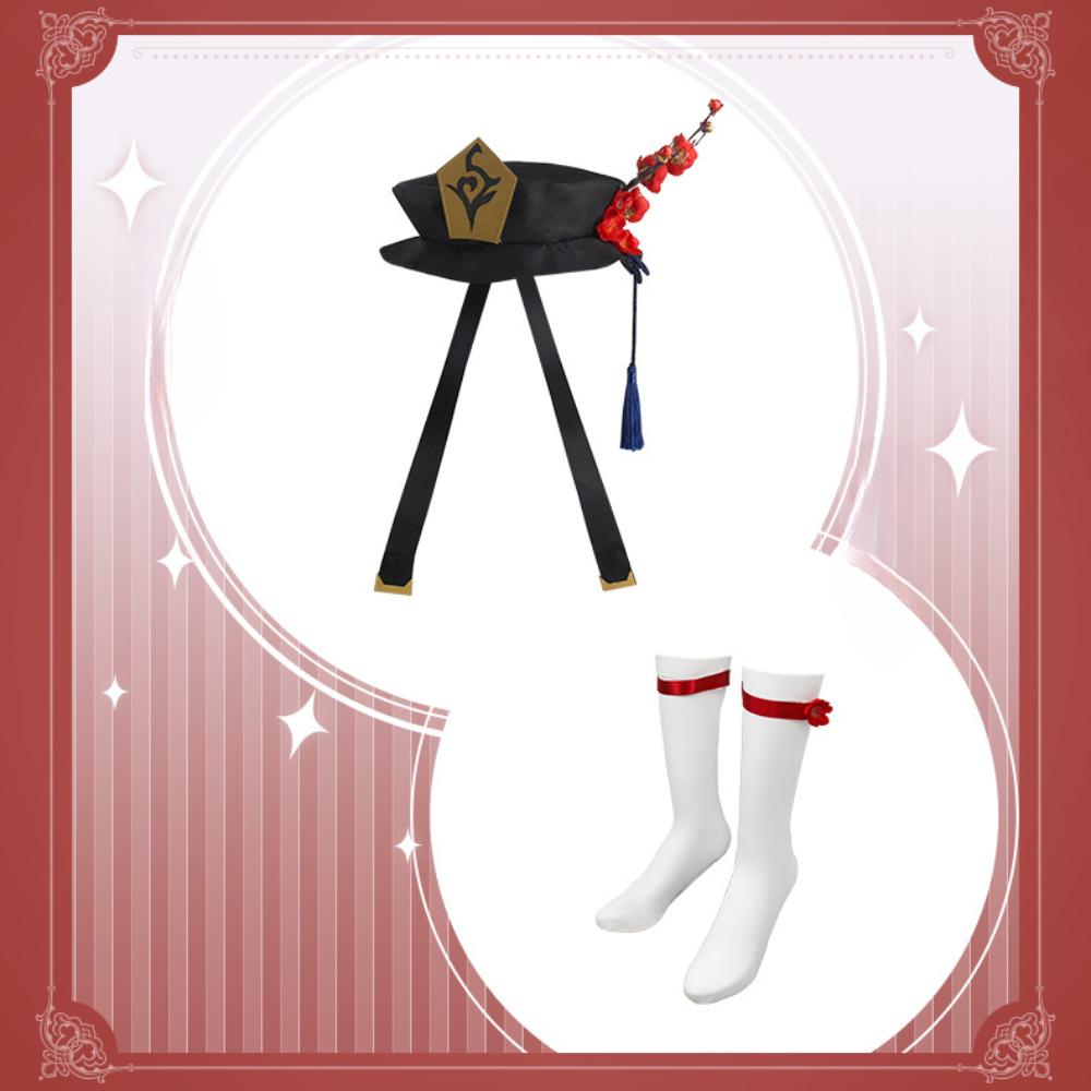 Genshin Impact Hu Tao Cosplay Costume Full Set