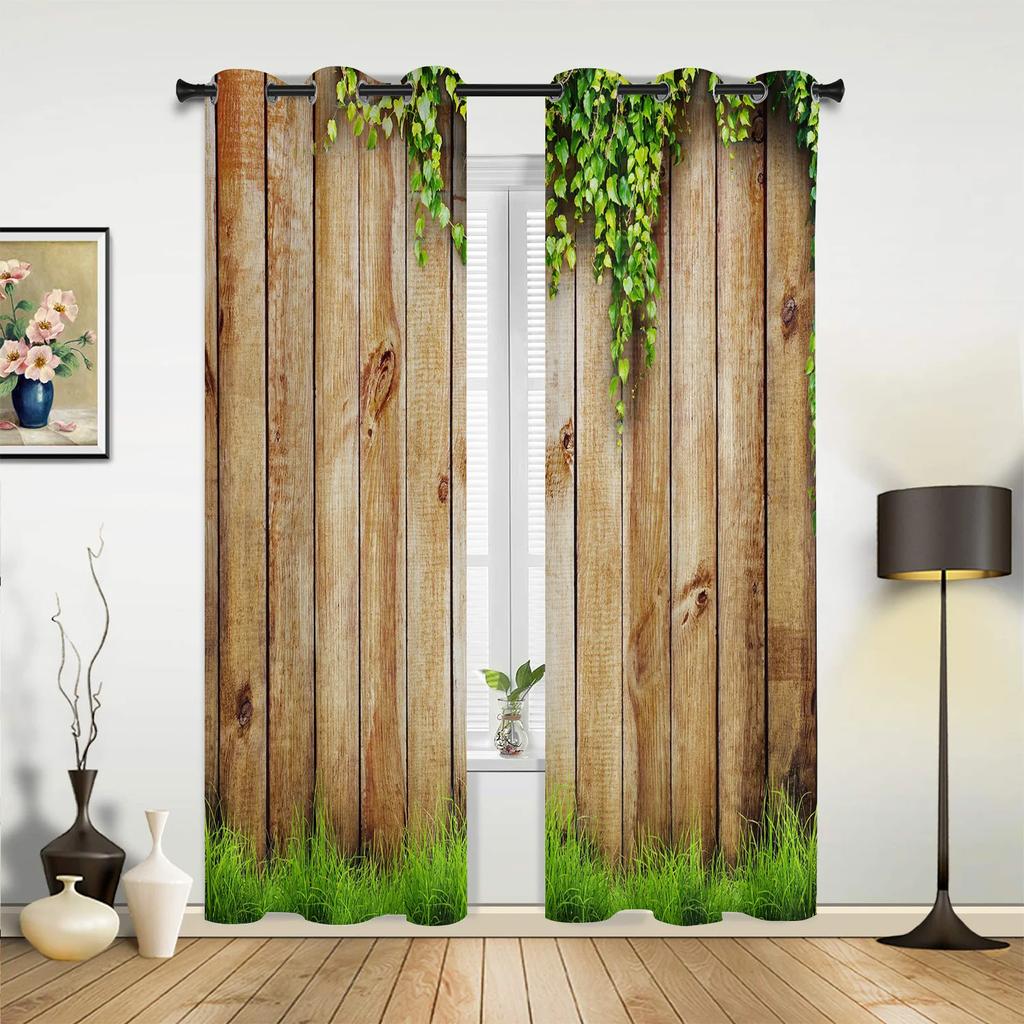 Retro Rettungsring Fischernetz Planken Vorhänge für Schlafzimmer Wohnzimmer Vorhänge Küche Kinderzimmer Fenster Vorhang Heimdekor