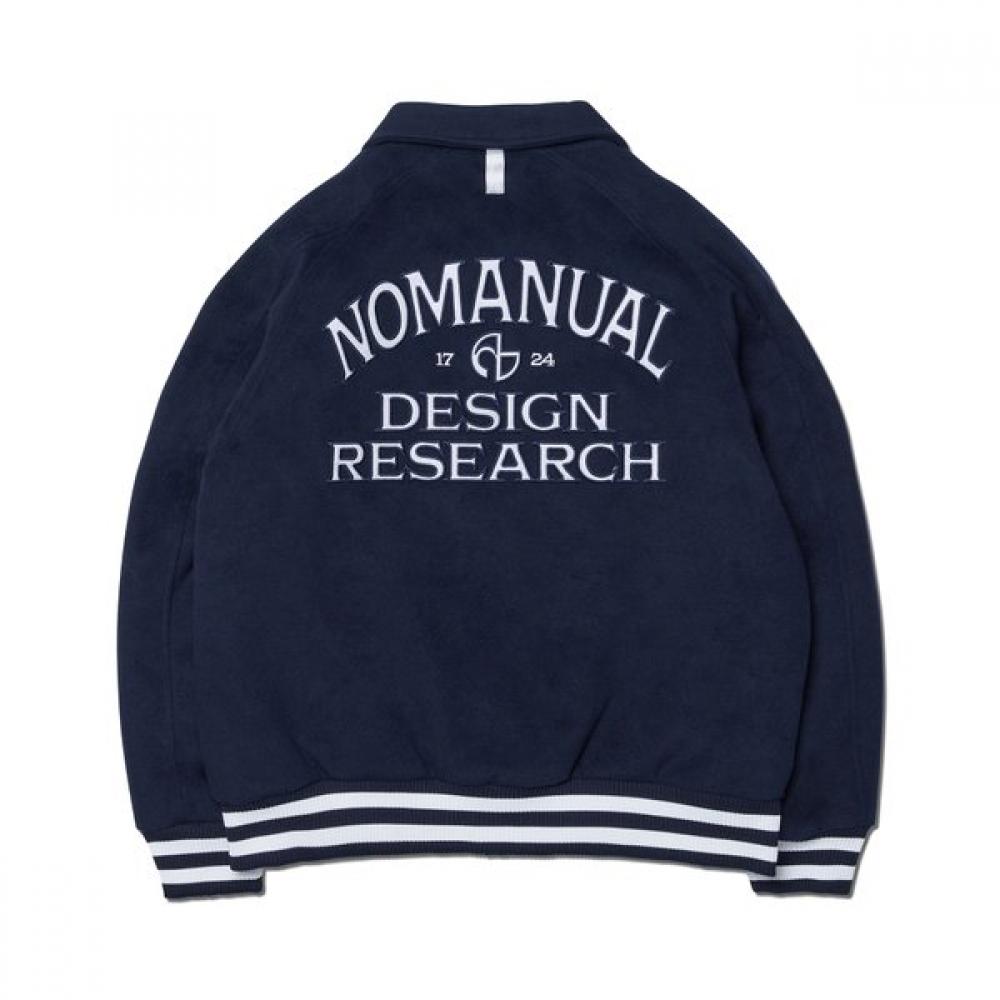 Nomanual W.s Varsity Jacket   Dark Navy S