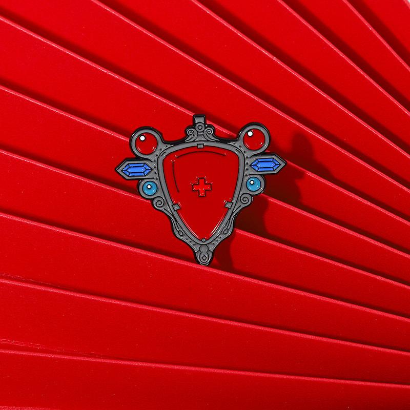 Creative Jojo Cartoon Character Enamel Badge Featuring Jotaro And Jolyne In Unique Design