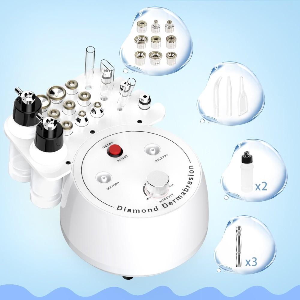 3-in-1 Micro Carving Skin Grinding Machine Professional Microdermabrasion Face Cleaner Desktop Microsculpture Skin Grinder