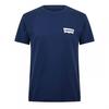 Mens Varsity Circle Batwing Logo Crew Neck T-Shirt