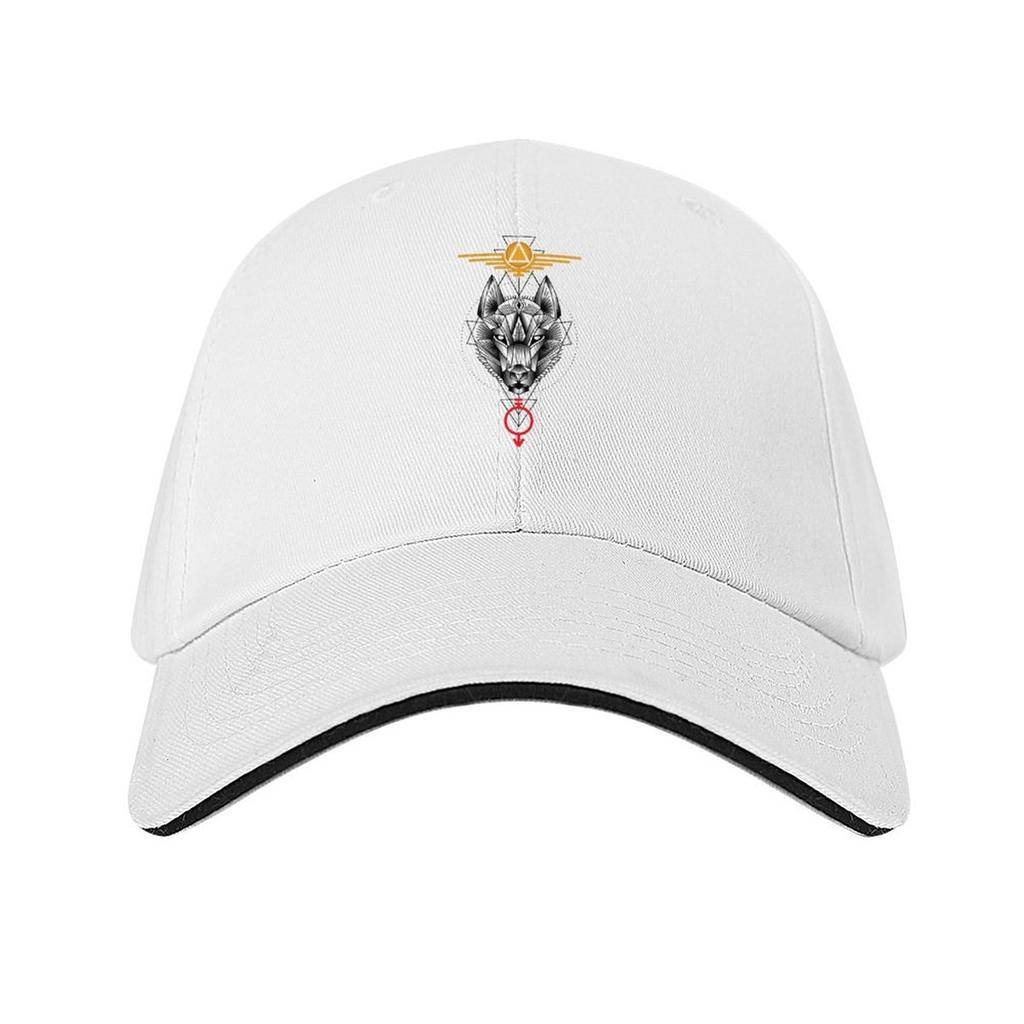 Geometric howler color Baseball Cap Hat Baseball Cap Designer Hat Unique hats Sunhat Boy Womens