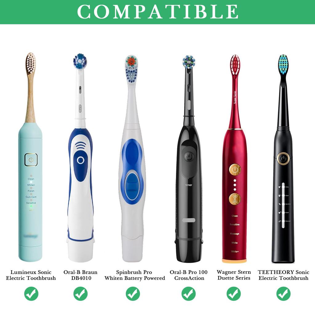 Linkidea Electric Toothbrush Holder for Bathroom and Acrylic Adhesive Organizer Compatible with iO Philips and Aquasonic Wall-Mounted Shower, Oral-B