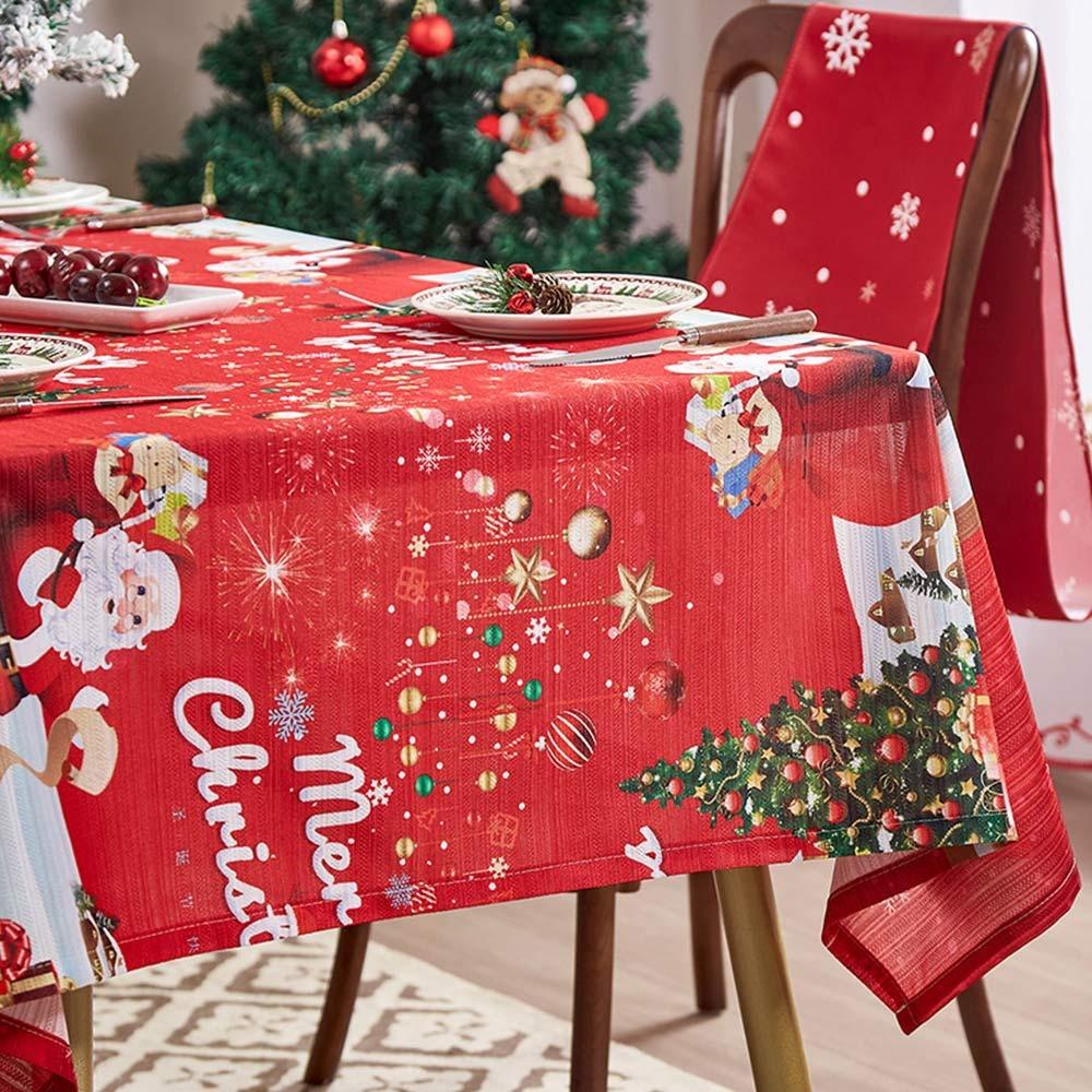 140*100cm Świąteczny Obrus Wodoodporny Świąteczny Obrus Świąteczny Obrus Stolik Kawowy