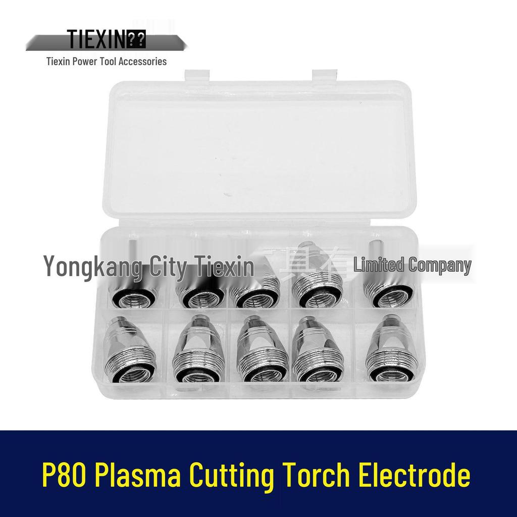 Panasonic P80 Plasma Cutting Torch Electrode Tip 1.5mm Hole for Welding Machines, 100/120, Model 03533