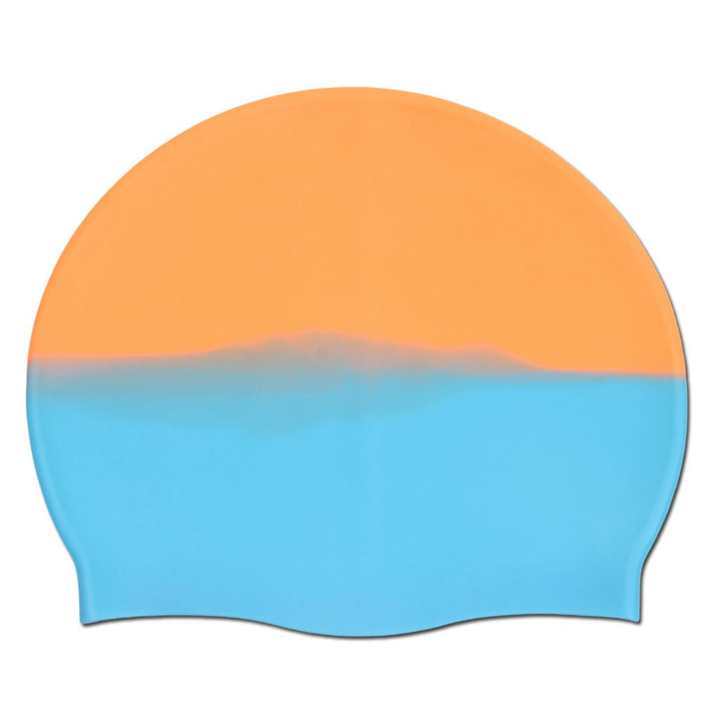 Silicone Swim Cap Non-Slip Swim Cap With Ear Protection Premium Tear-Resistant Summer Beach Vacation Activities For Adults