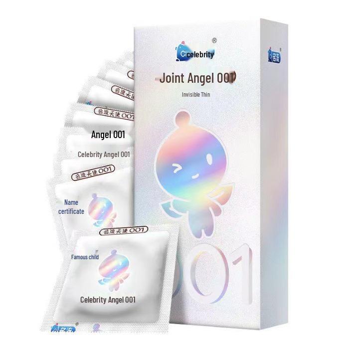 Celebrity Ultra-Thin Dynamic Threaded Condoms: Smooth, Liquid Lubricated, 0.02mm for Stylish, Enhanced Experience.