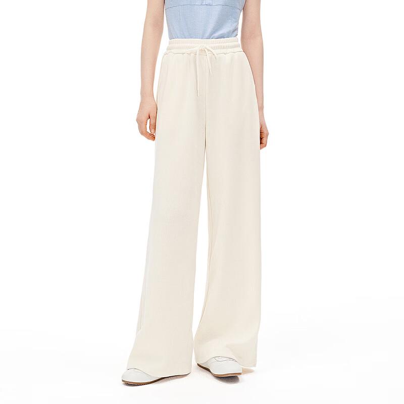 Leding Chenille Wide-Leg Casual Pants