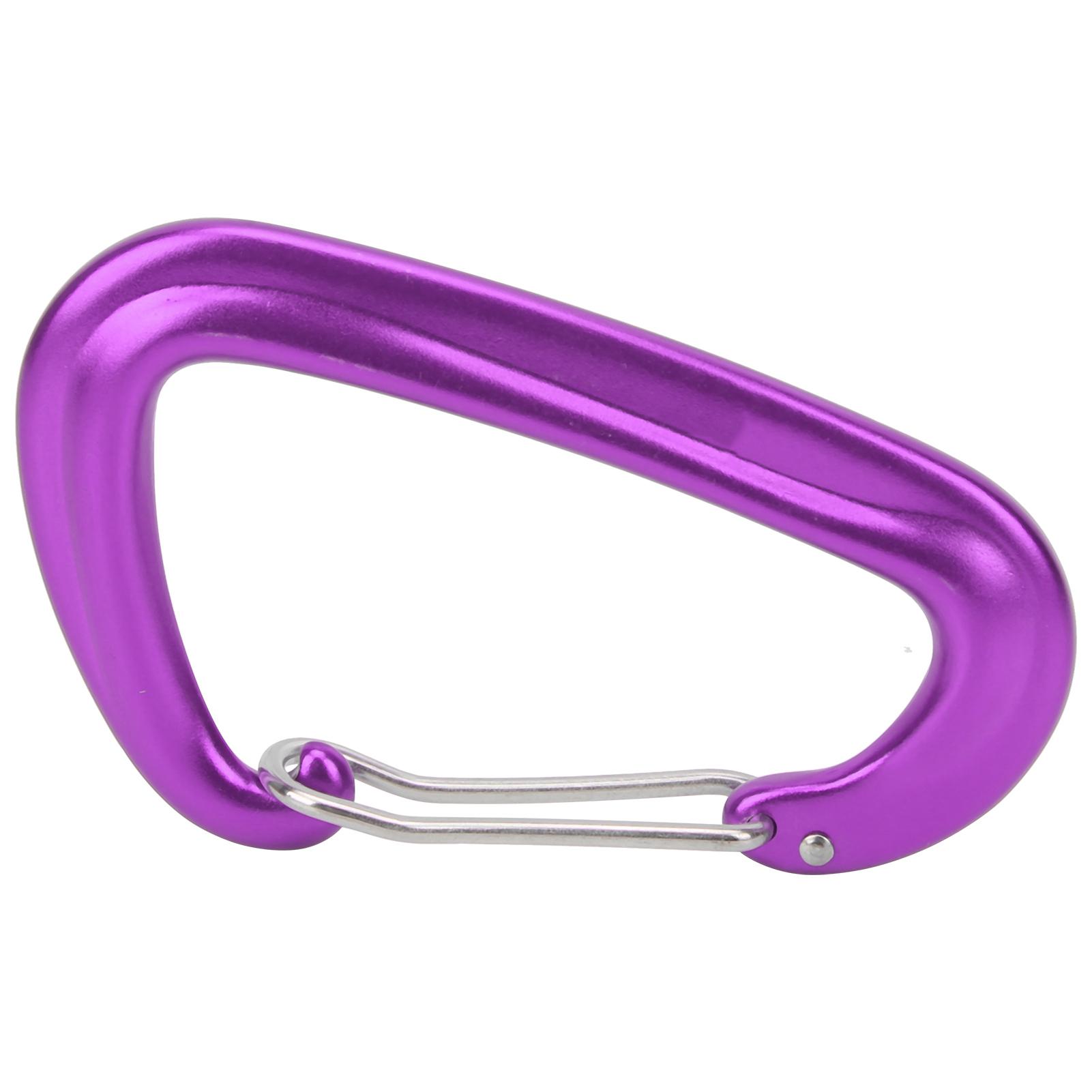 

Outdoor Multifunctional Carabiners Camping Buckle Aluminum Hook Clip for Hammocks Swing фіолетовий