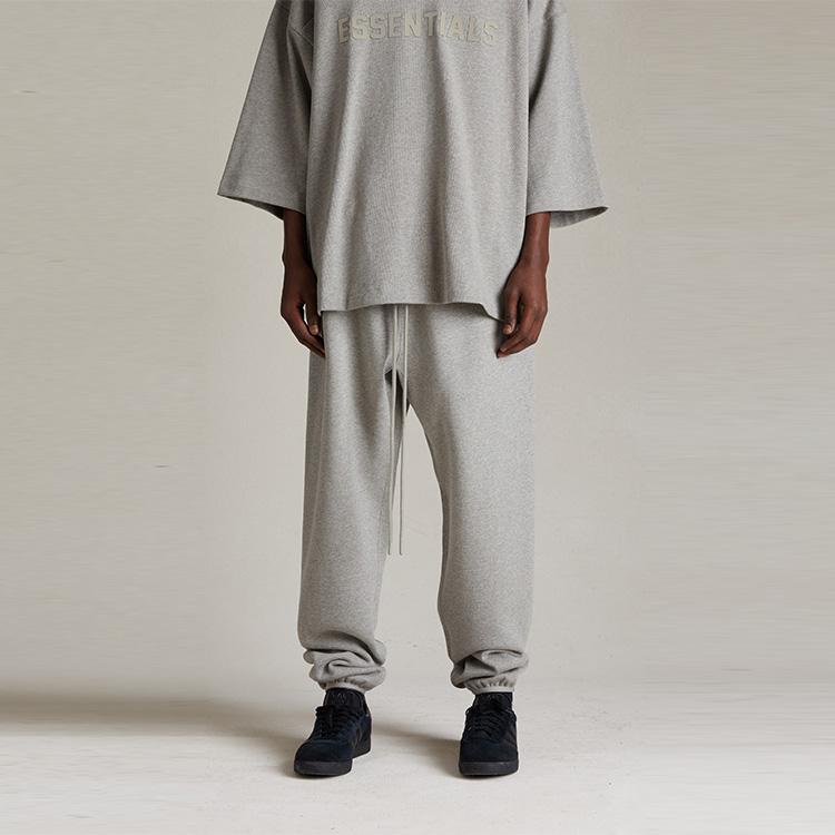 Fear of God Essentials Joggebukse Mørk Melert Havregryn Herre Underdeler Grå 130SP242023F