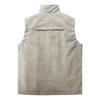 Comfortable Leather Jacket For Autumn And Winter Sleeveless Top, Windproof And Rainproof, Simple And Wear-resistant Stand Up Collar Vest