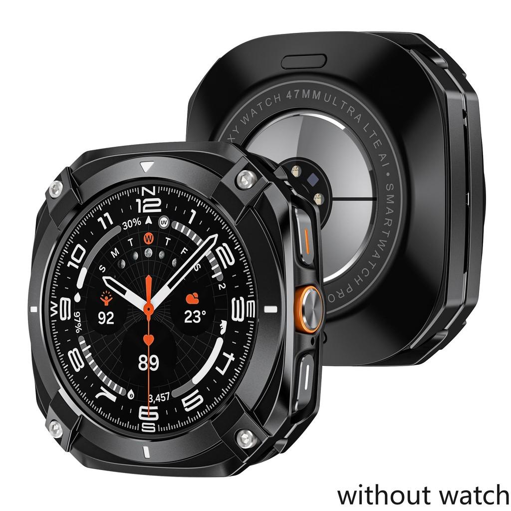 Metalowy Zderzak ze Stopu Aluminium dla Samsung Galaxy Watch Ultra 2026 47mm Pokrowiec Ochronny dla Samsung Galaxy Watch 7Ultra 47mm