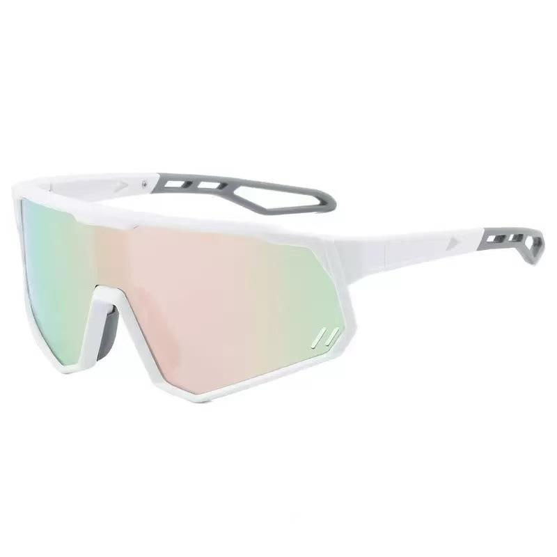 

European American Large Frame Black Outdoor Cycling Windproof Sports Sunglasses Mountaineering Skiing Anti UV Polarized