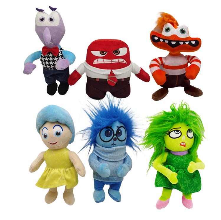 Cross-border Hot New Brainstorming Agents Inside Out Plush Toy Figures