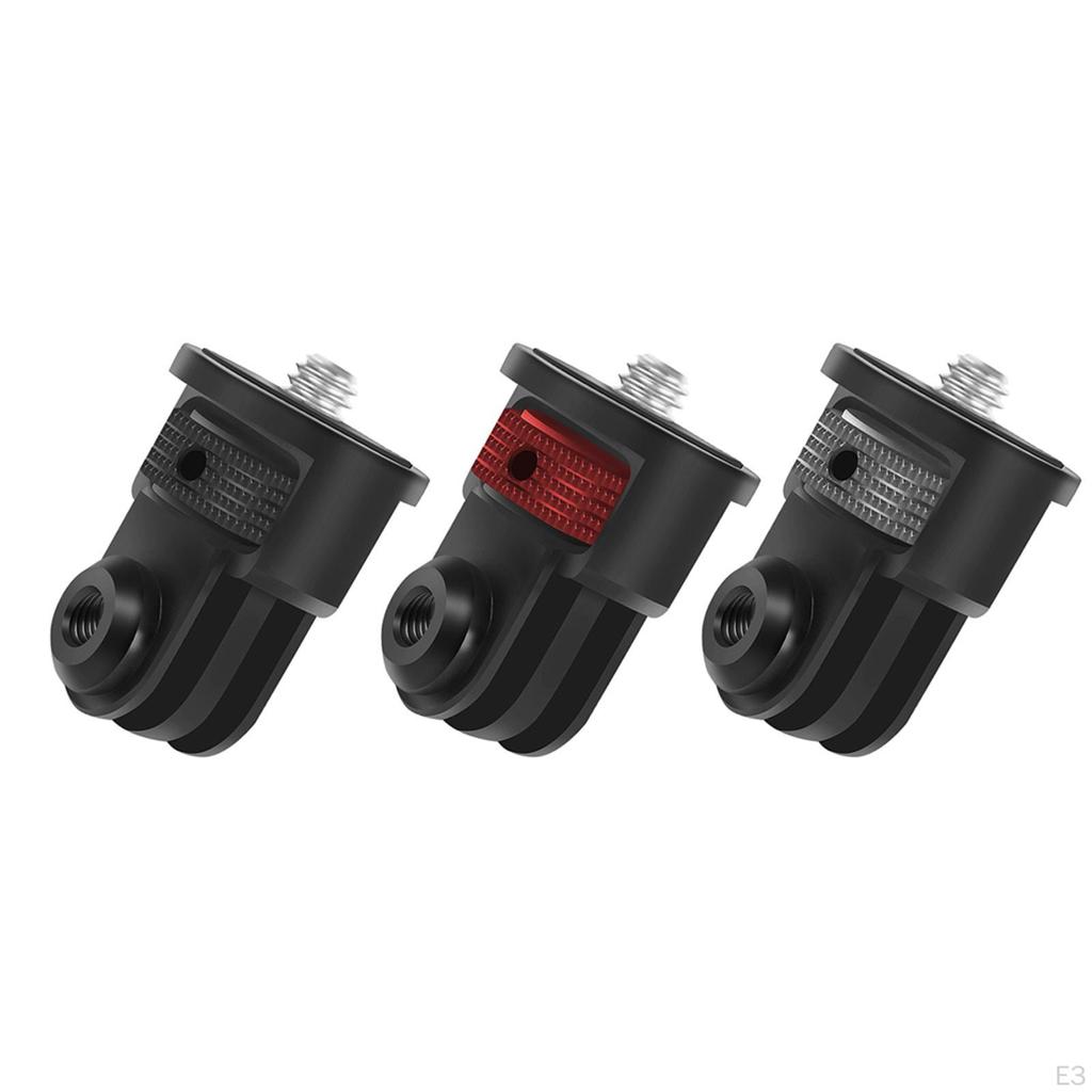 Mini Adapter with 1/4 inch Screw Aluminum Alloy for Camera Monopod Selfie