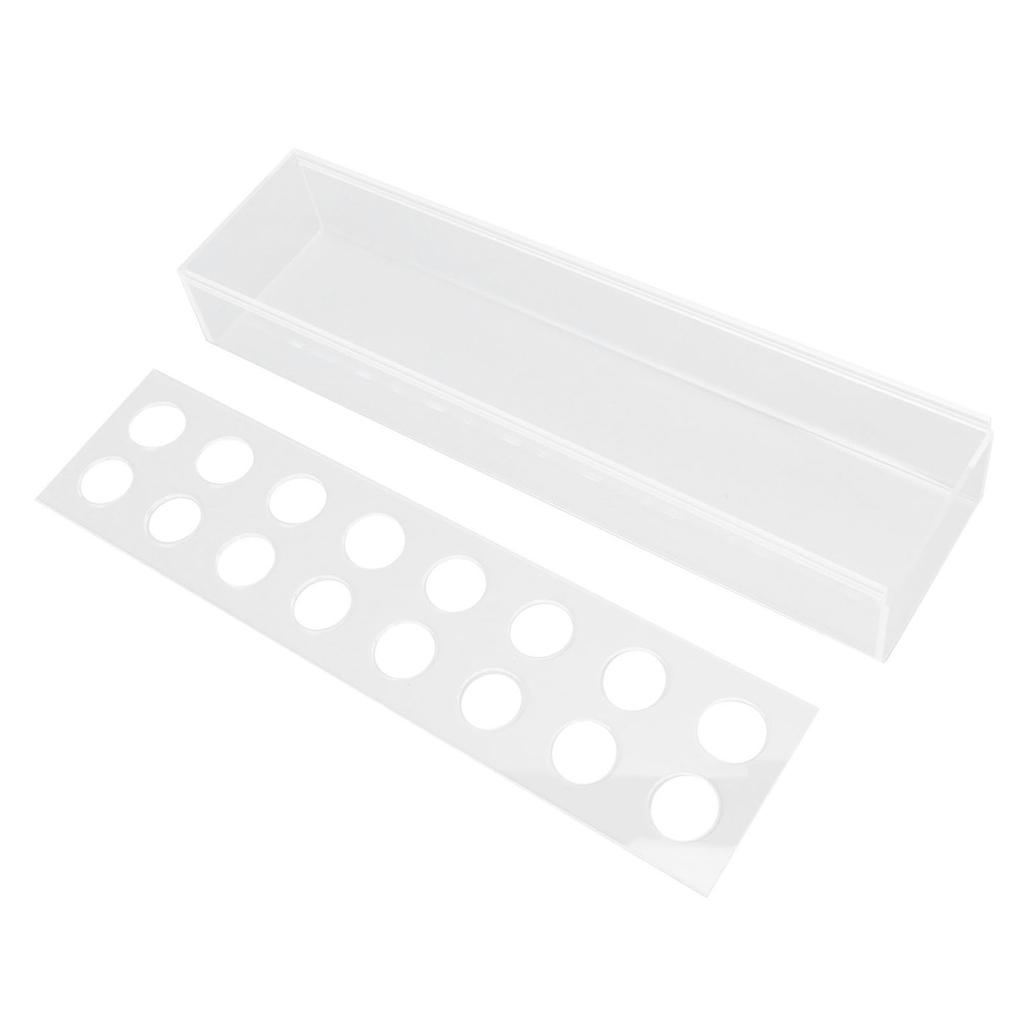 Clear Acrylic Vase Rectangular Elegant Centerpiece Flower Vase for Home Decor Wedding Party 16