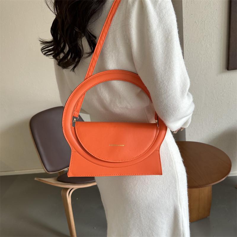 Trendy Small Square Pu Leather Shoulder Bag Stylish 2023 Fall Fashion Womens Handbag