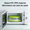 1PC Microwave Heating Cover with Hooks Foldable Freshness Cover Multifunctional Anti Oil Splash Leftover Rice Cover