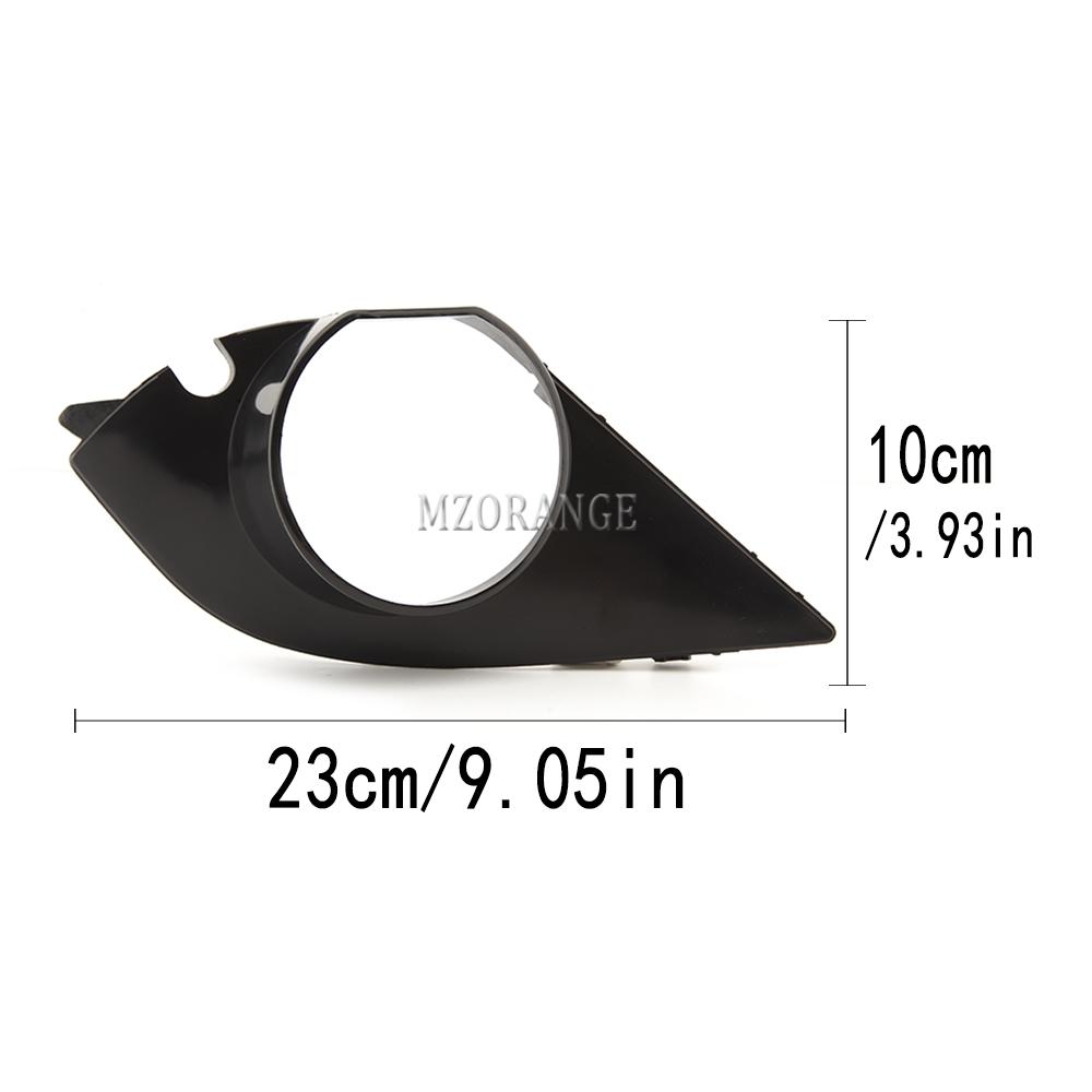 Fog Light Cover Bazel Grilles Fog Lights Lamp Frame Covers for BMW E60 E61 M Sport 2003-2009 525i 528i 530i 2004-2010 Dual Hole