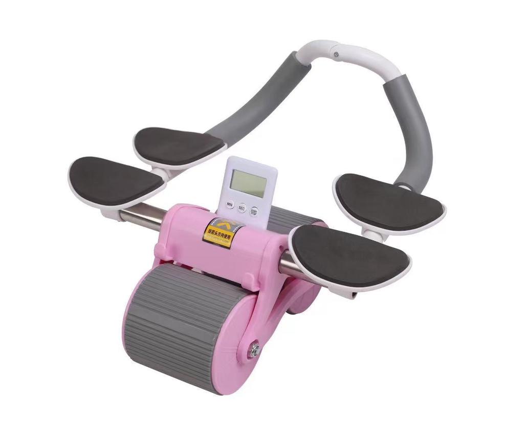Automatic Rebound Ab Wheel Roller for Abdominal and Elbow Plank Training at Home