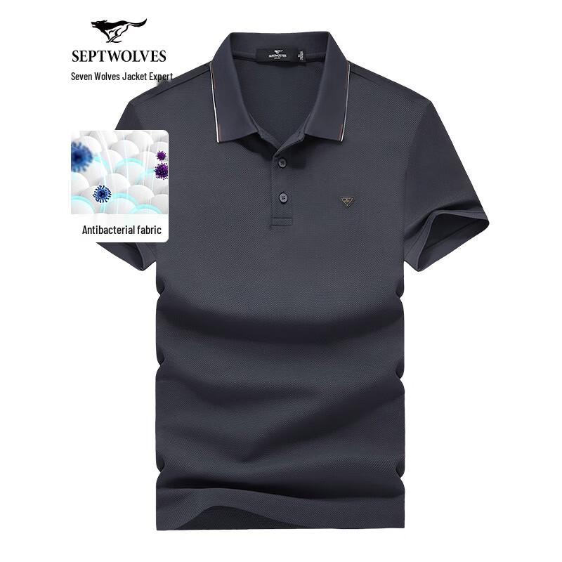 Septwolves Men s Business Casual Polo Shirt XL (175)