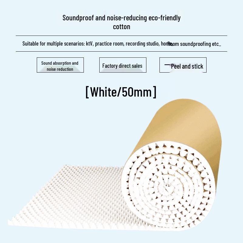 Self-Adhesive Soundproof Wave Panel for Home and Studio