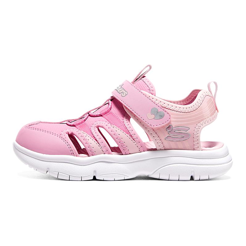 Skechers Kinder rutschfeste stoßfeste Sandalen Kinder Sandalen Rosa 302969L-PKLP 35