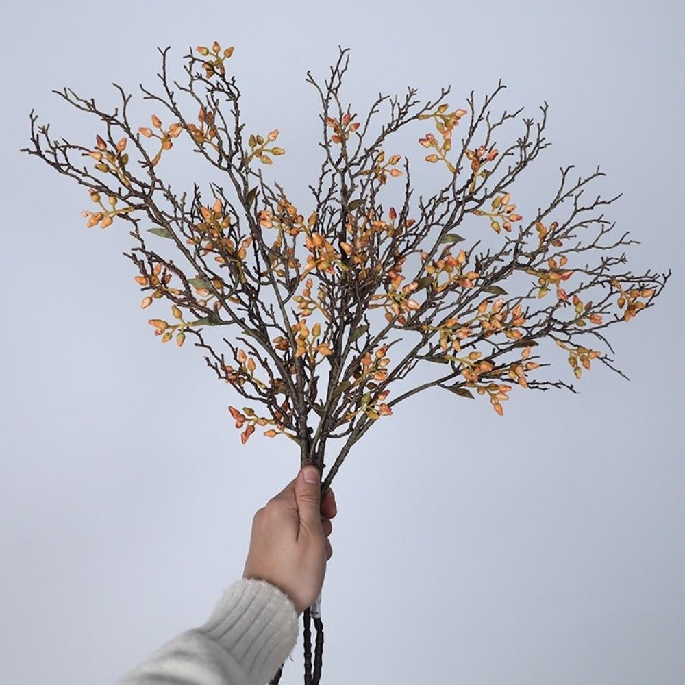 Plastik Eukalyptus Fruchtzweig Real Touch Künstliches Grün Hochzeit Zeremonie