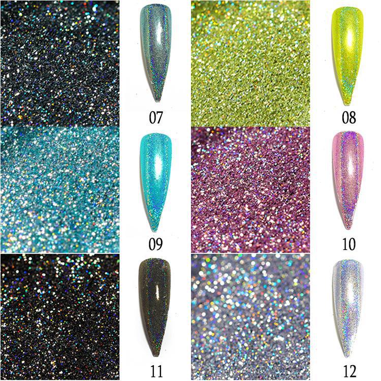 Fantasy Laser Nail Art Glitter: Classic Magic Mirror Powder