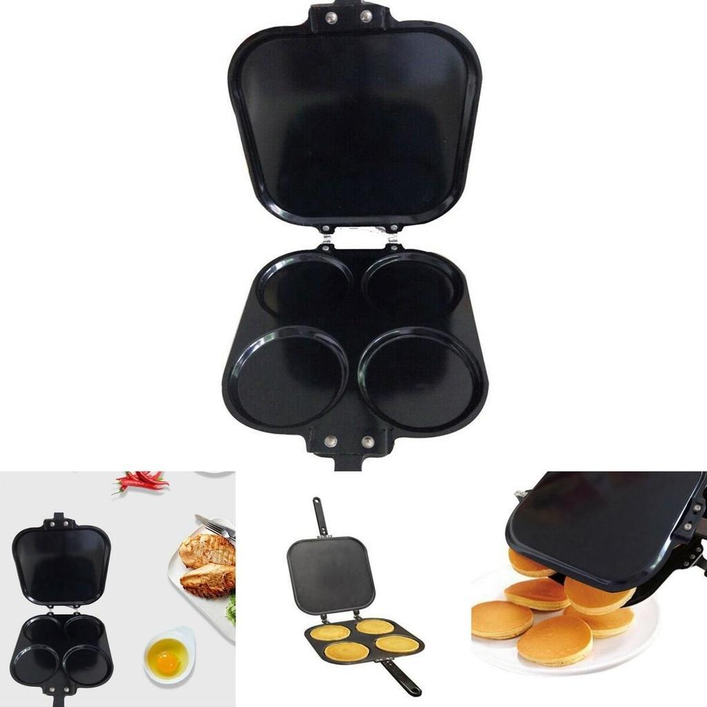 Four Hole Pancake Maker Nonstick Pan- Durable Kitchen Tools For Easy Breakfast Preparation