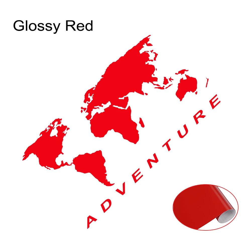 Car Side Body Sticker Graphics World Map Adventure Edition Decor Decal For Van SUV Camper RV Motorhome Car Auto DIY Vinyl Cover