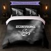 Scorpions Print 3Pcs Bedding Set Duvet Cover With Two Pillowcases Soft Bed Linen For Household Bedroom