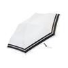 Francfranc Heat Down Double Line Folding Ivory for both sunny and rainy Umbrella, 55cm, (Suitable weather)
