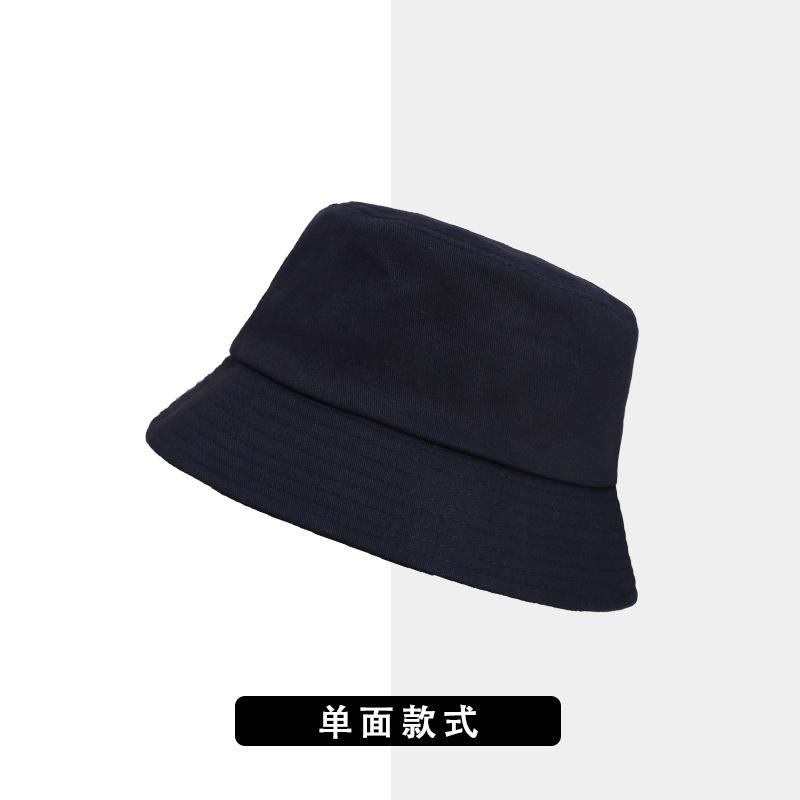 Bucket hat women can wear simple solid colors and versatile sunscreen hats for travel, UV protection basin hats for men