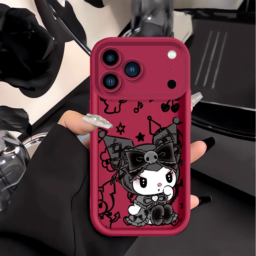 Phone Cover Case for Apple iPhone 17 Pro Max 14 Plus 12 Air XS 16 15 11 16e XR 13 Mini Sanrio Cool Kuromi