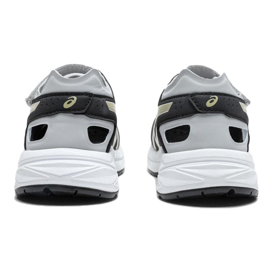 Asics Synthetic Leather Contend Xbn Ps Comfortable Breathable Low Top Running Shoes Kids Running Shoes Silver Gray 1014A336-002