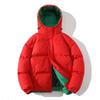 Winter New Outdoor Feather Cotton Clothes Men's Hooded Plus Fat Plus Size Loose Waterproof Jacket