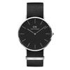 Danielwellingteon Classic Cornwall 2-Color Black Nato Watch