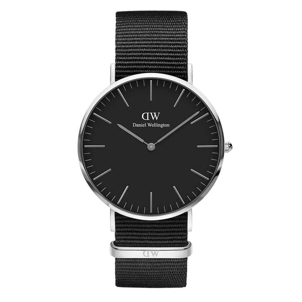 Danielwellingteon Classic Cornwall 2-Color Black Nato Watch
