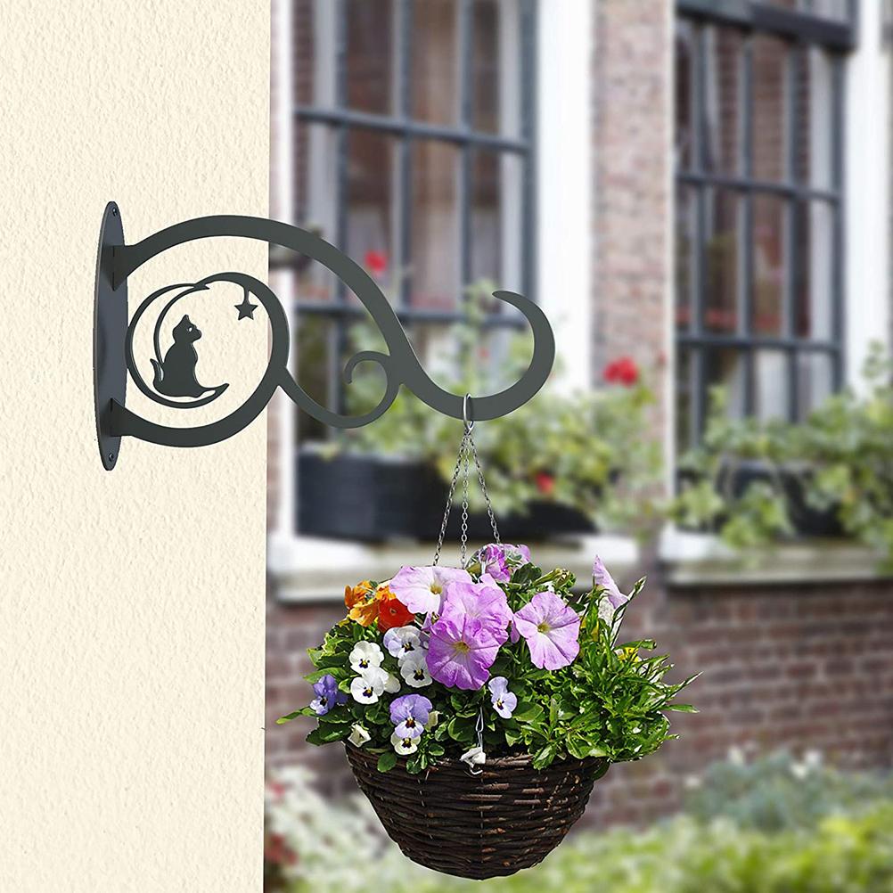 Wall Planter Hook Metal Hanger Plant Bracket for Hanging Bird Feeders Wind Chimes Lanterns