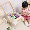 Wooden Baby Walker: Multifunctional Learning Trolley & Push Cart Toy