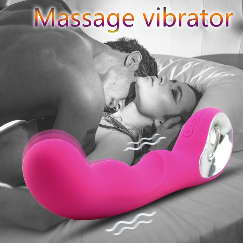 Jucărie fantastică Vibrator de masaj pentru doamne Stick de masaj Masturbare feminină Vagin păsărică Stimulator punct G Jucării sexuale Produse pentru adulți