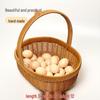 Handmade Imitation Rattan Basket: Fruit, Shopping, Vegetables, Picnic, or Storage