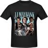 JJ Music Maybank Koszulka z Krótkim Rękawem Personalizowana Miękka Oddychająca Góra Codzienna Koszulka