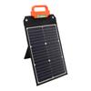 50W 18V Solar Charger Portable with Handle Dual USB Fast Charging Monocrystalline Solar Panel For