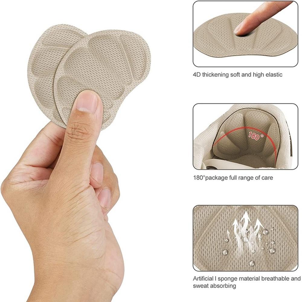Adesivi con inserto sul tallone Cuscino Cuscinetti morbidi e confortevoli Tacchi alti sportivi più spessi resistenti all'usura Piedini di mezza misura regolabili Proteggi