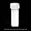10-inch Transparent Explosion-Proof Water Purifier Filter Housing with PP Cotton Filter, Available in 2/3/4 Inch Ports.
