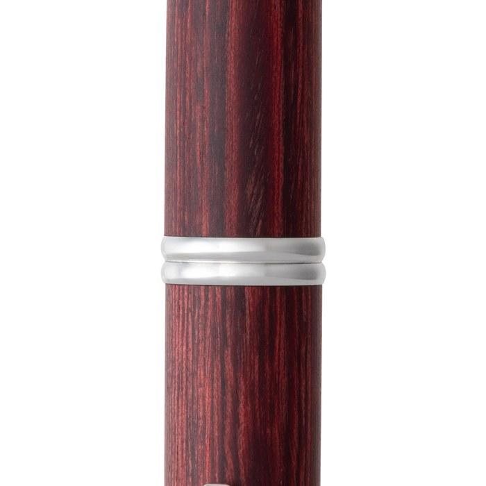 PILOT Capless Fountain Pen Wood Body F Fine (Black) FC25SKDRF, 18K Nib